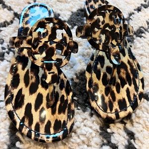 Tory Burch Leopard print Miller sandals - EUC - size 7.5